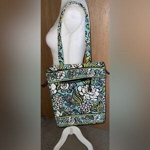 ✨BOGO 1/2 ✨ Vera Bradley laptop shoulder bag padded island Blooms